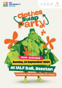 ialf clotes swap party bali